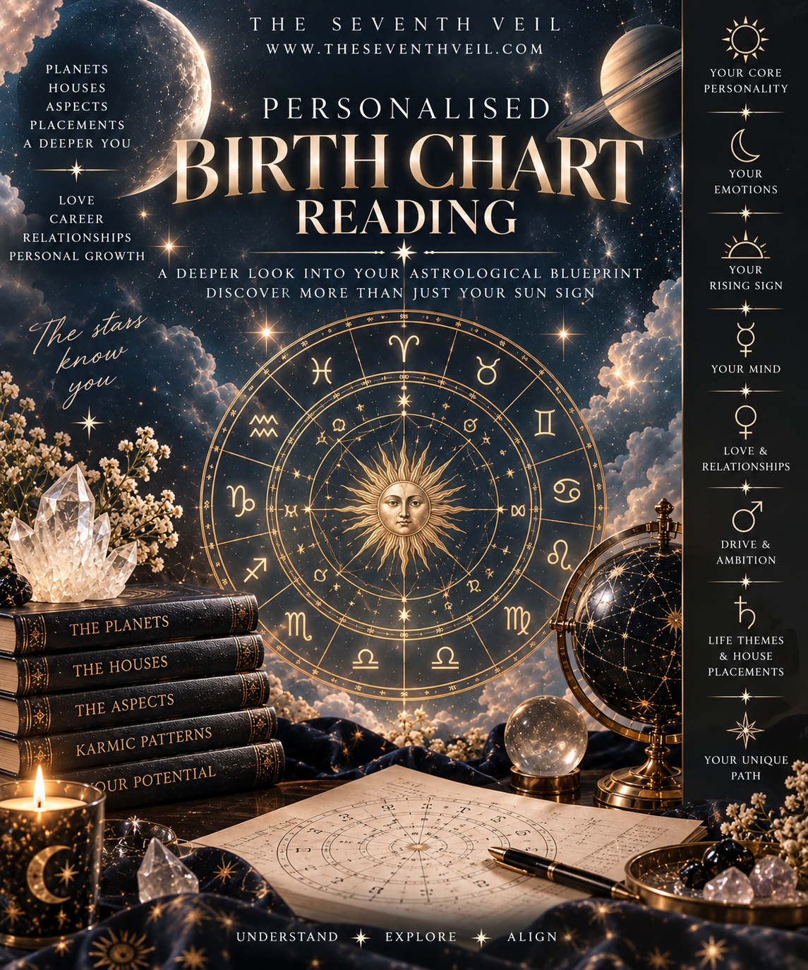 Personalised Birth Chart Reading